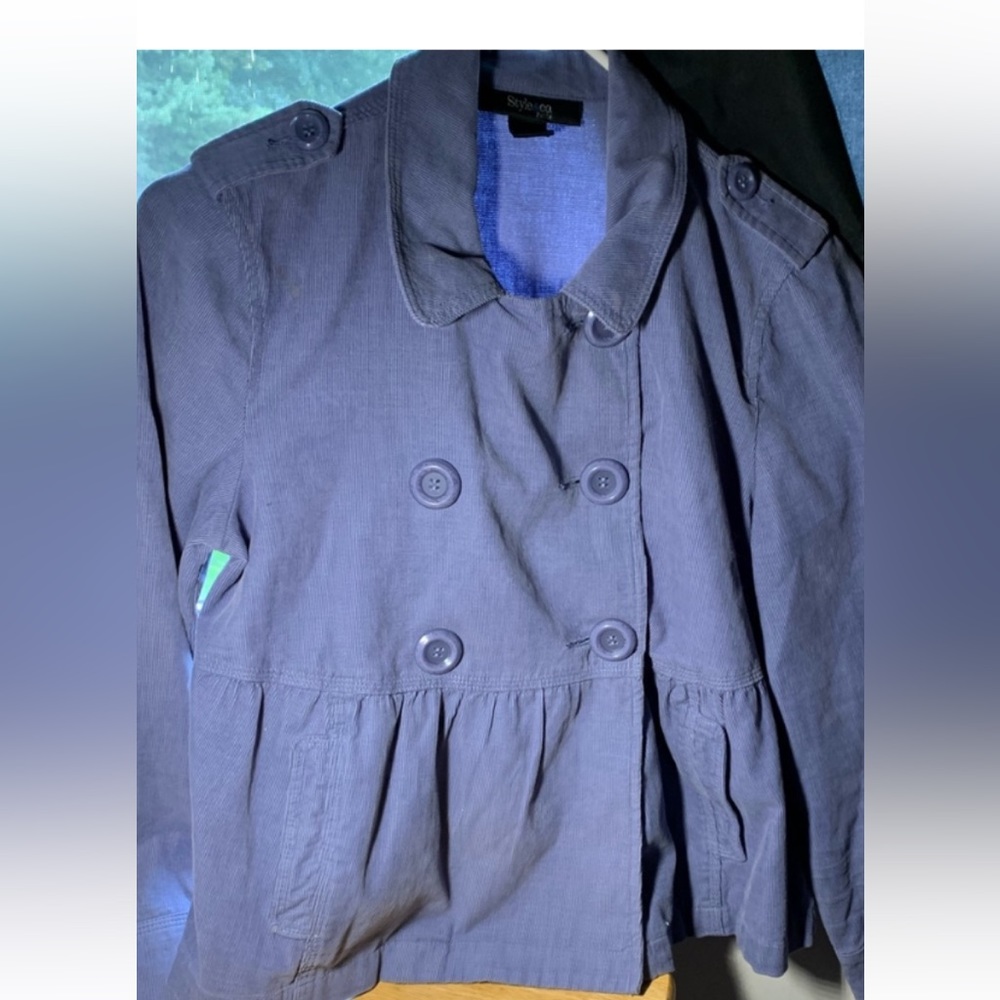 Light weight peplum jacket